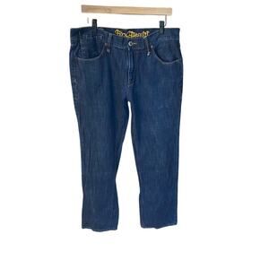 Fox Racing Denim Blue Relaxed Jeans 36 100% cotton streetwear